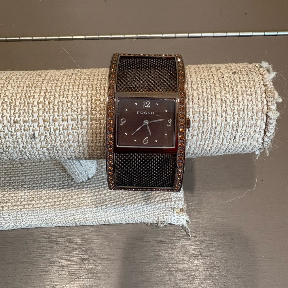Fossil Women's Brown Crystal Watch